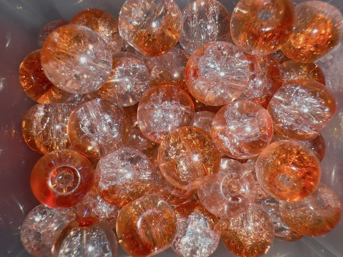10mm Beads - Orange