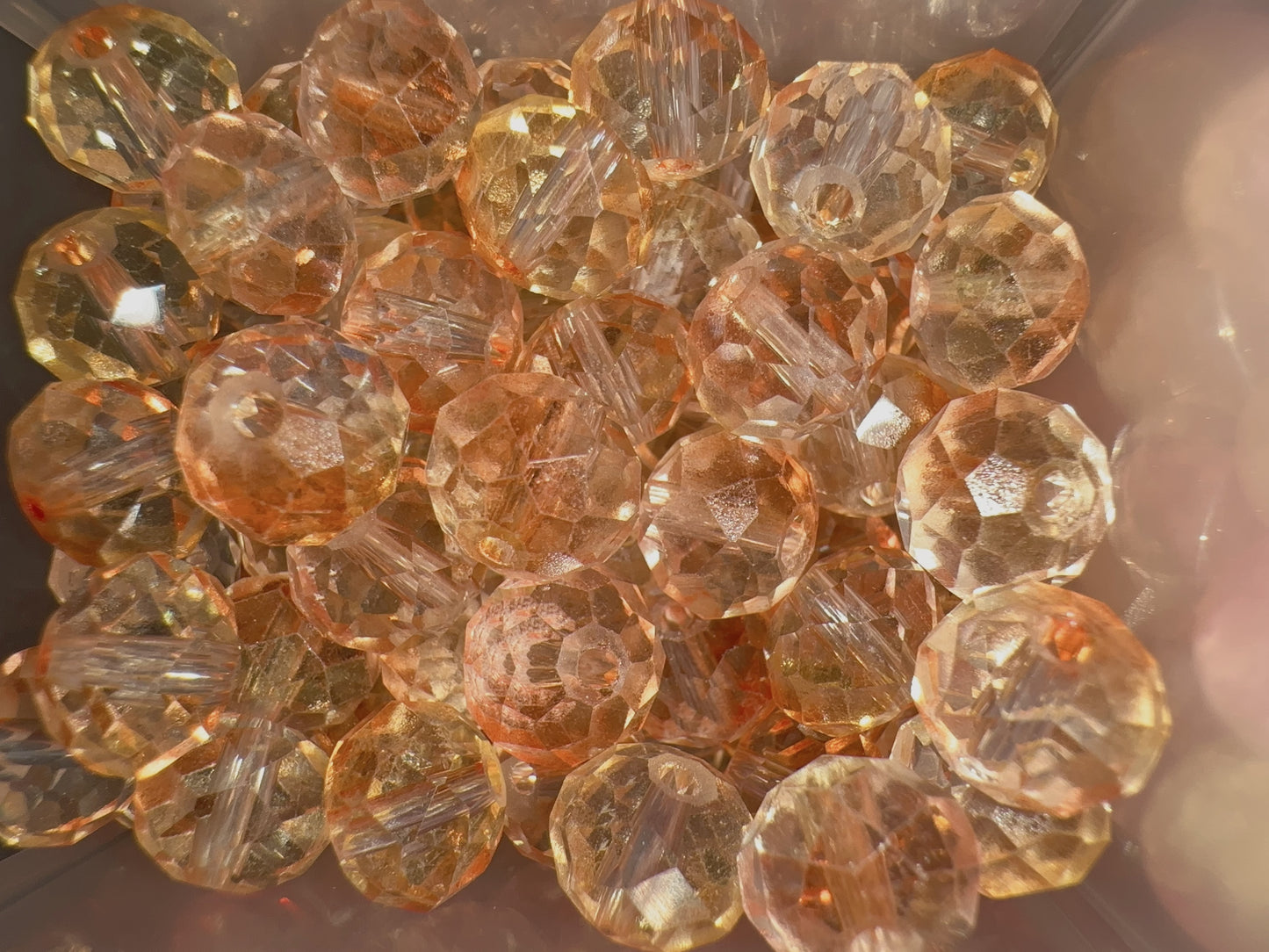 10mm Beads - Orange
