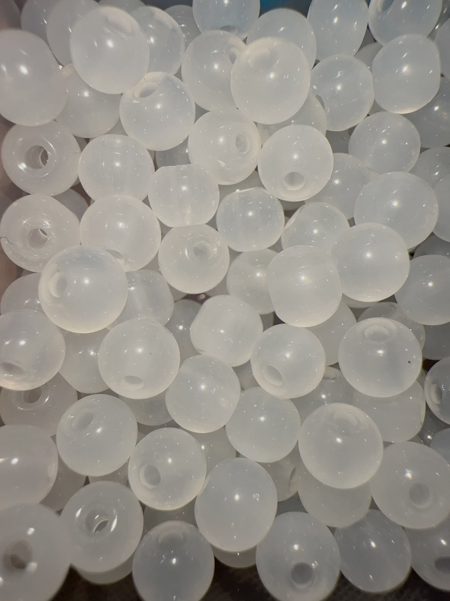 10mm Beads - White