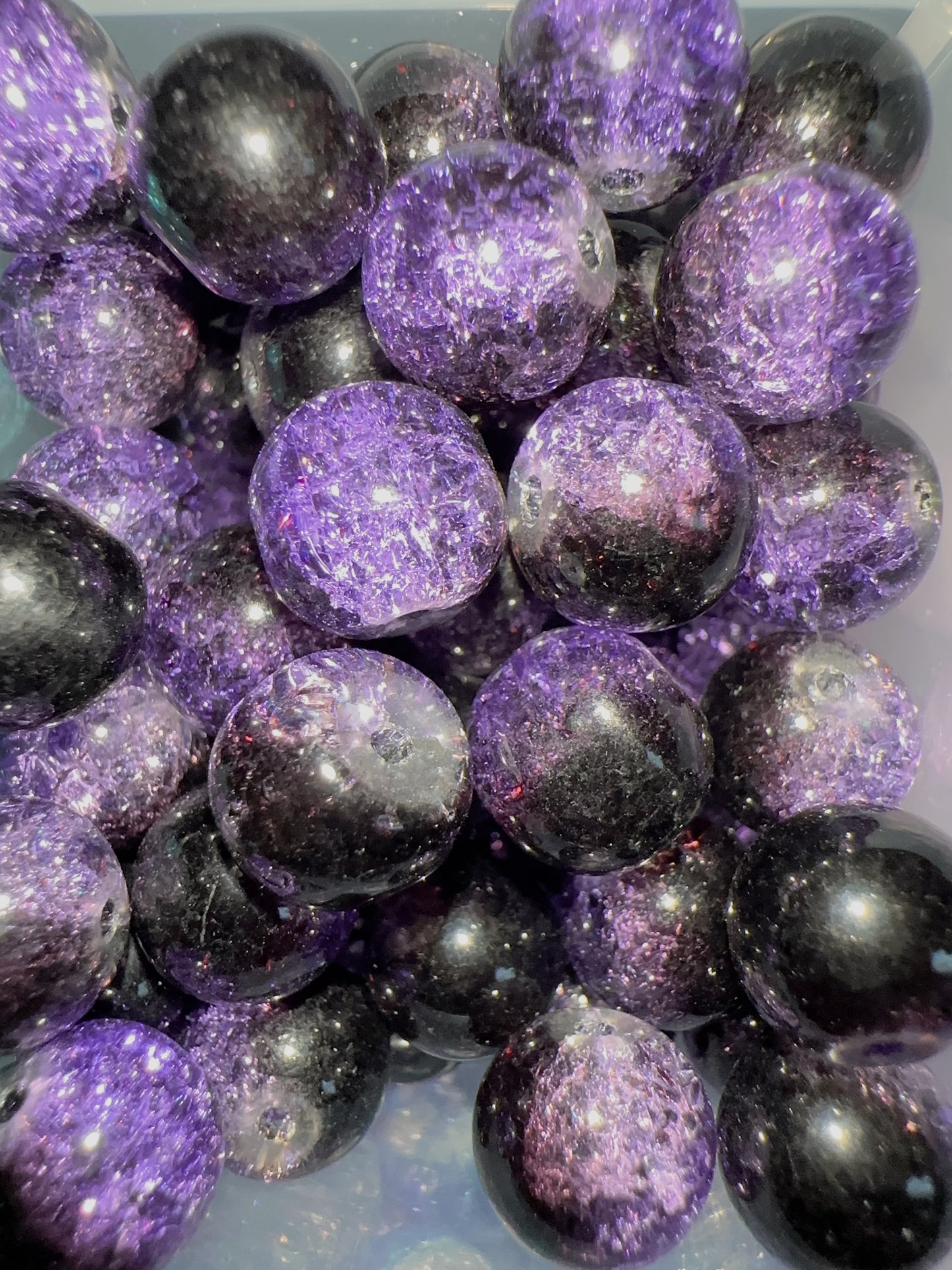 Glass Beads - Purple