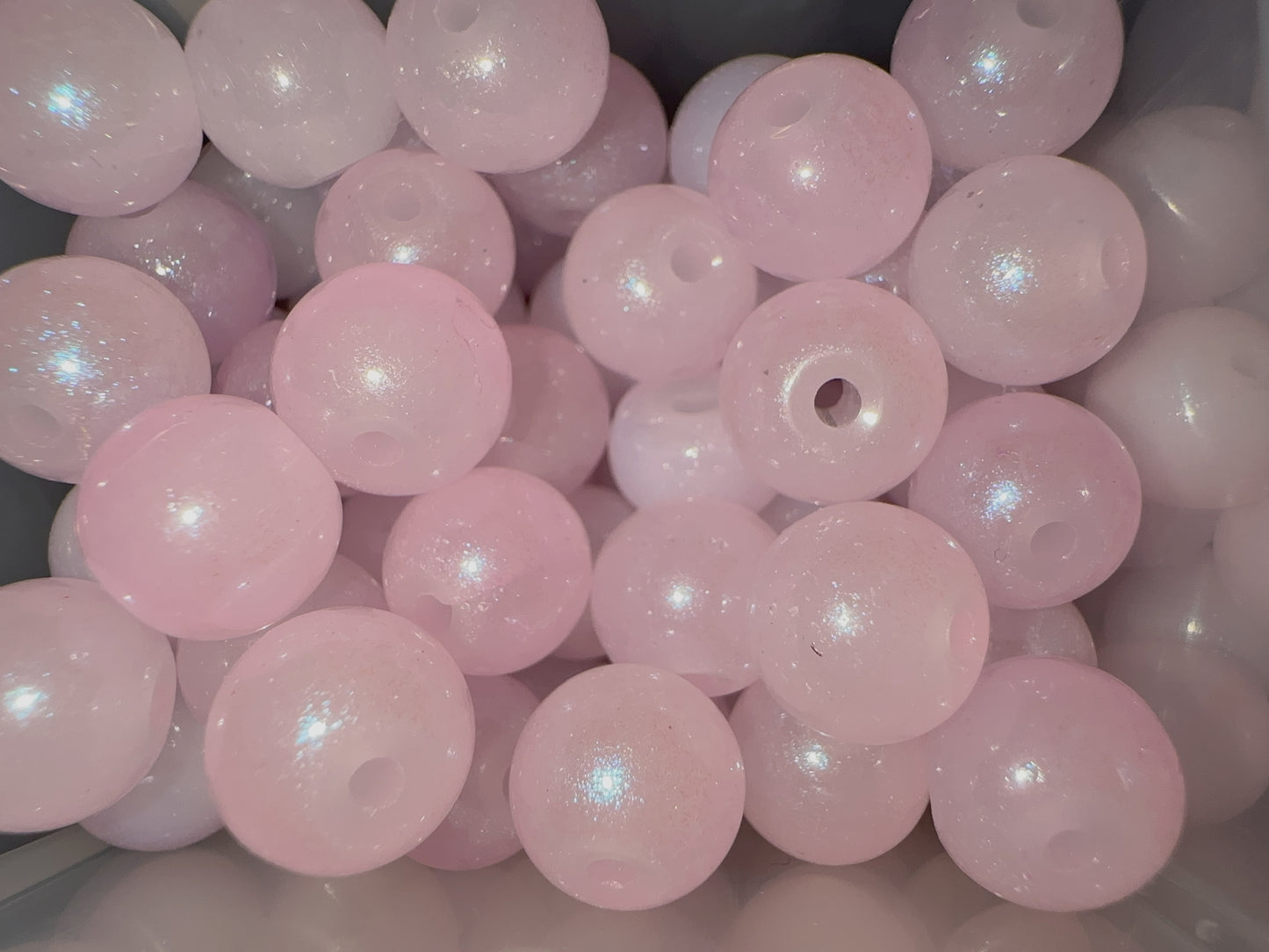 Glass Beads - Pink