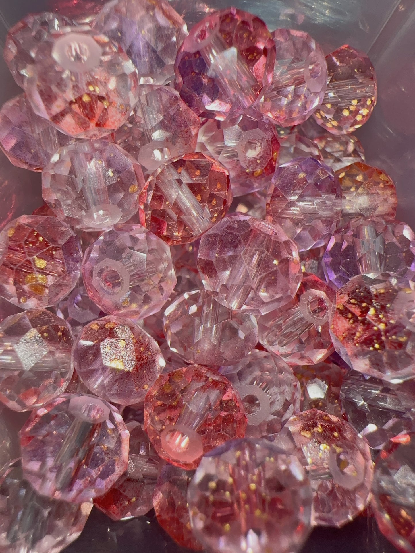 Glass Beads - Pink