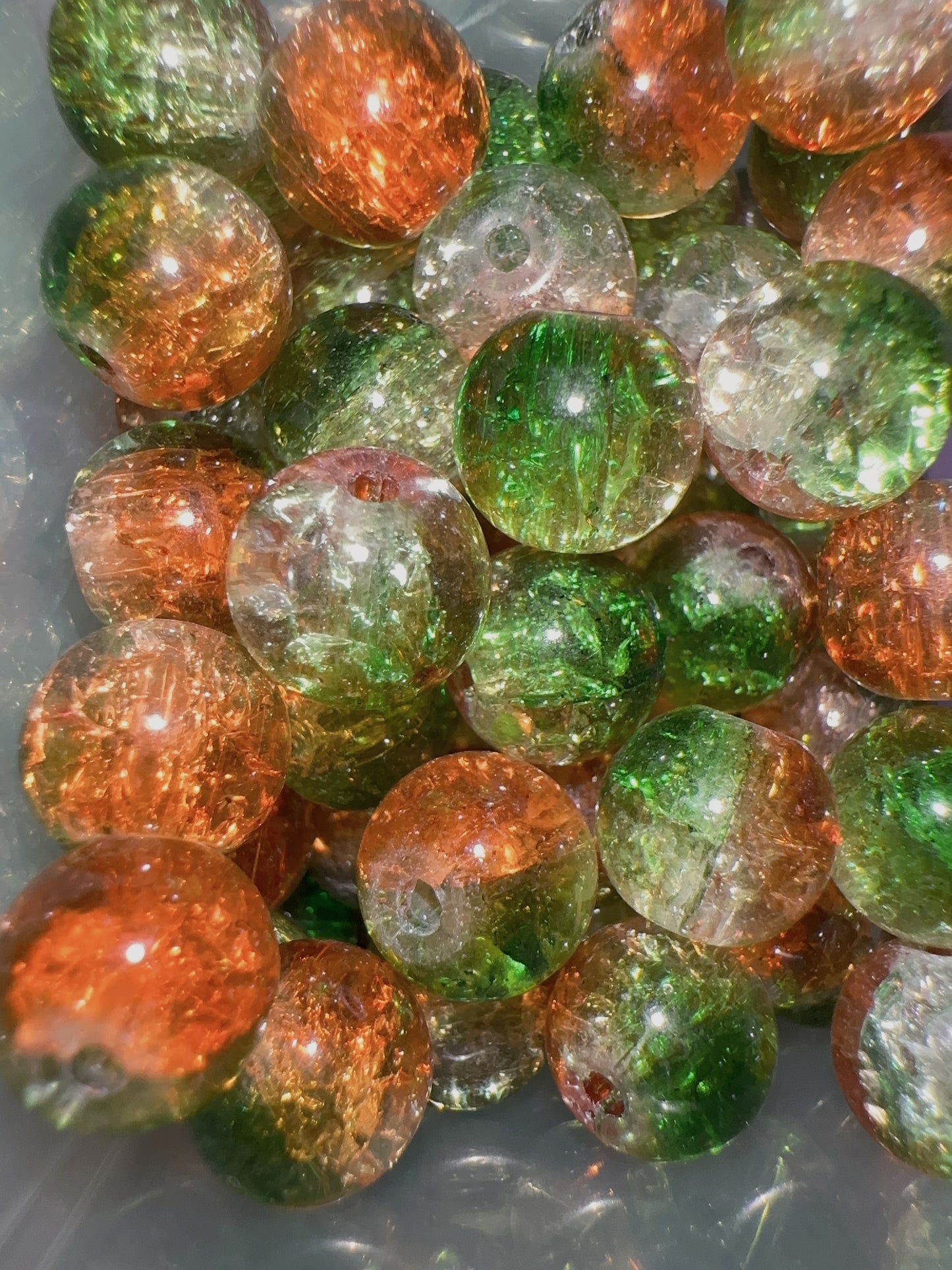 Glass Beads - Green