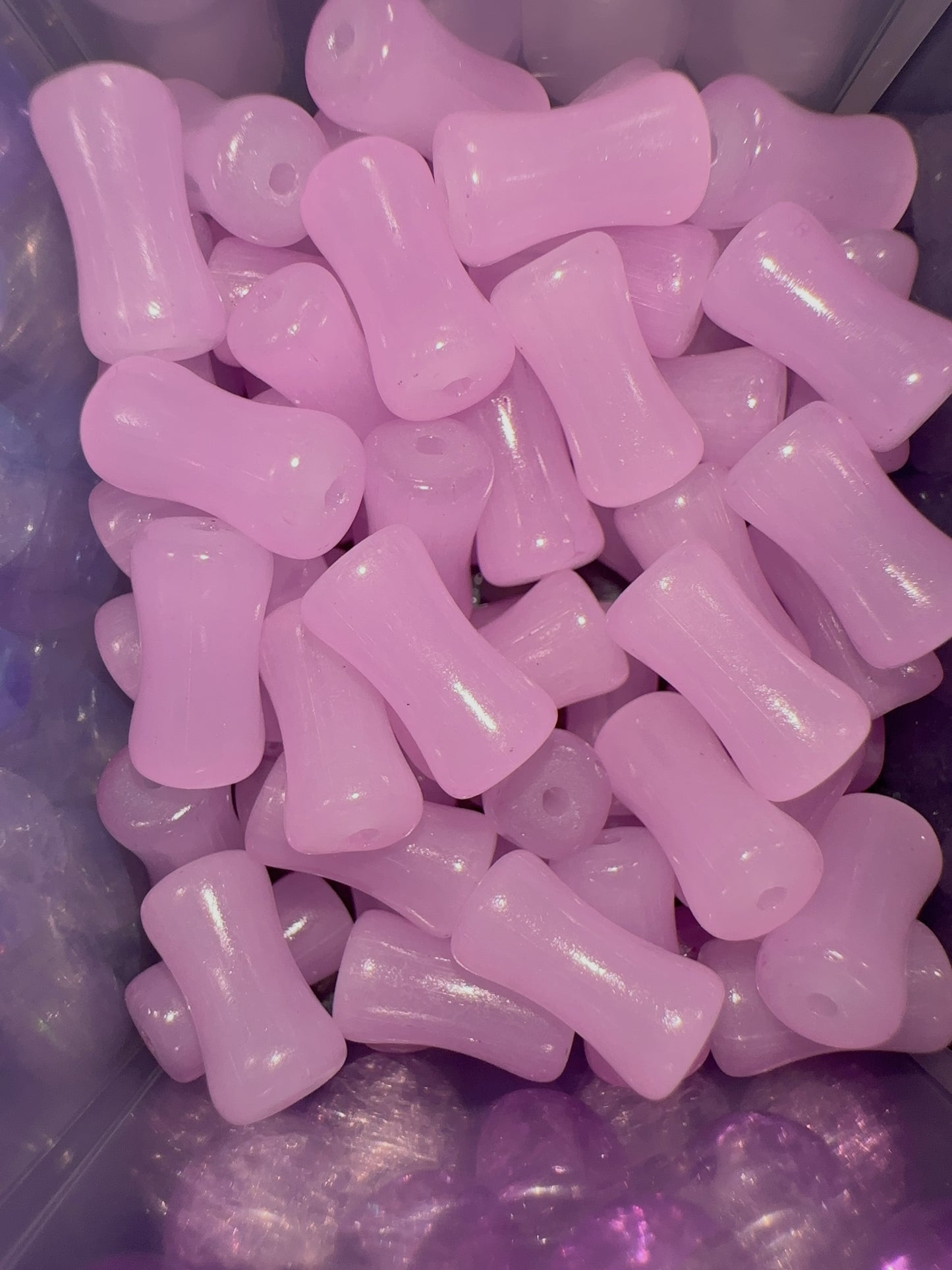 Glass Beads - Purple