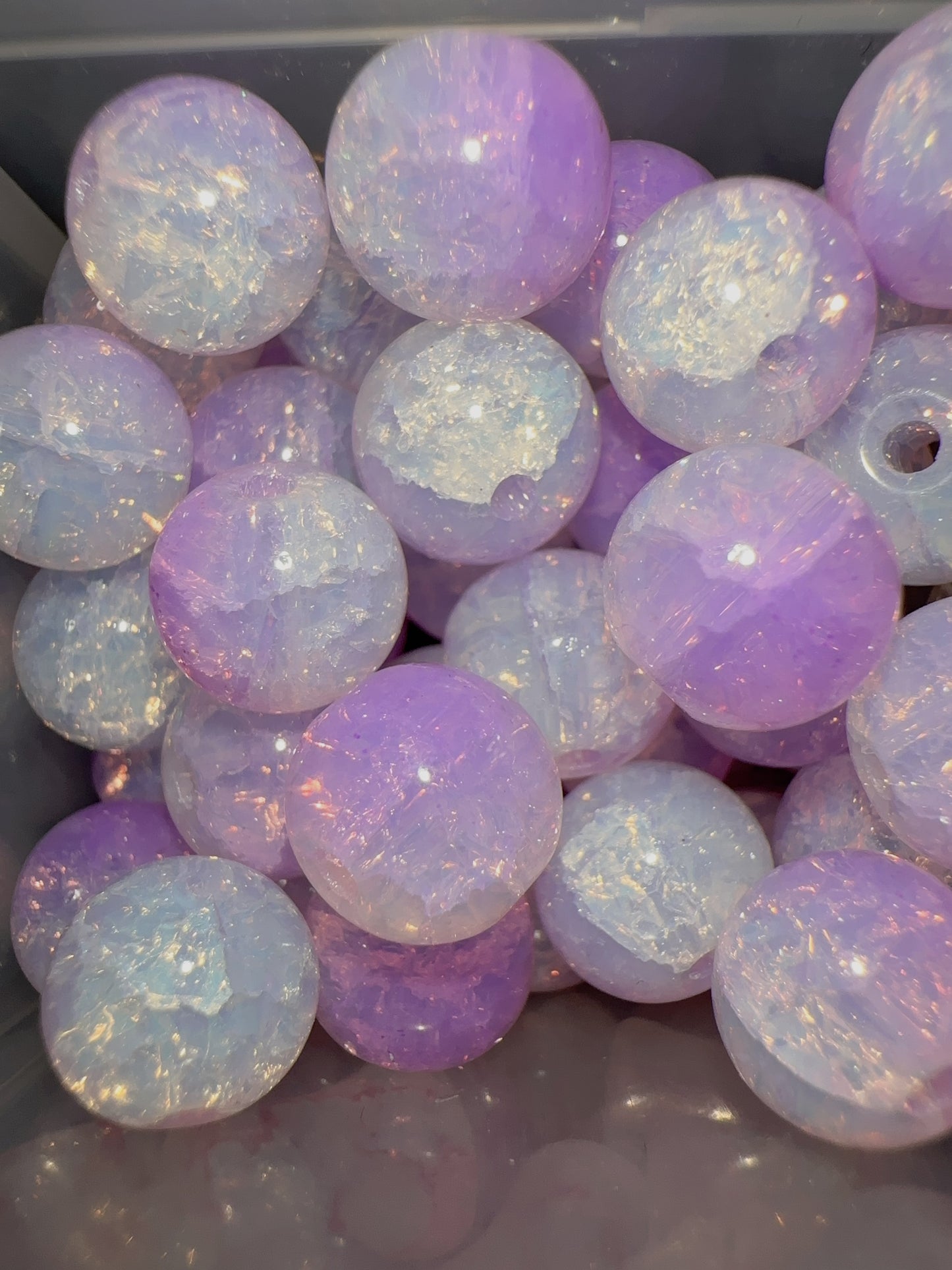 Glass Beads - Purple