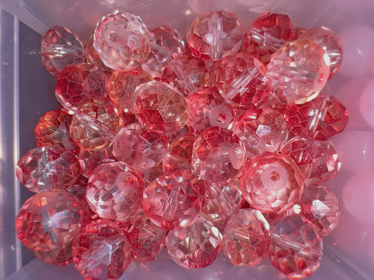 Glass Beads - Red