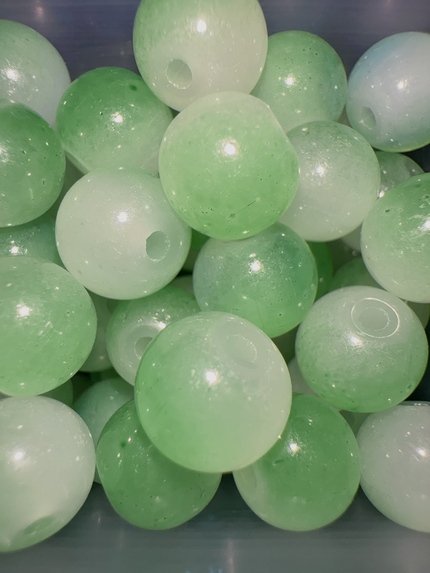 Glass Beads - Green