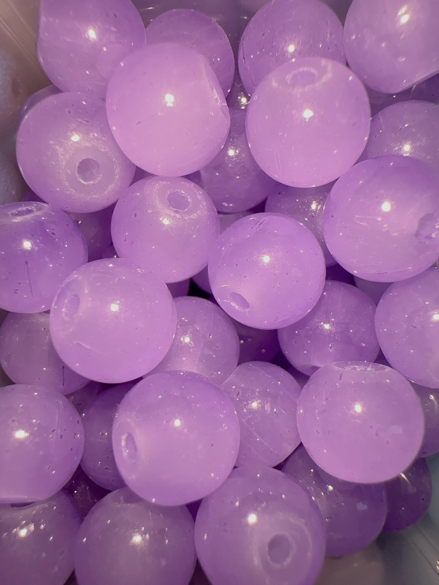 Glass Beads - Purple