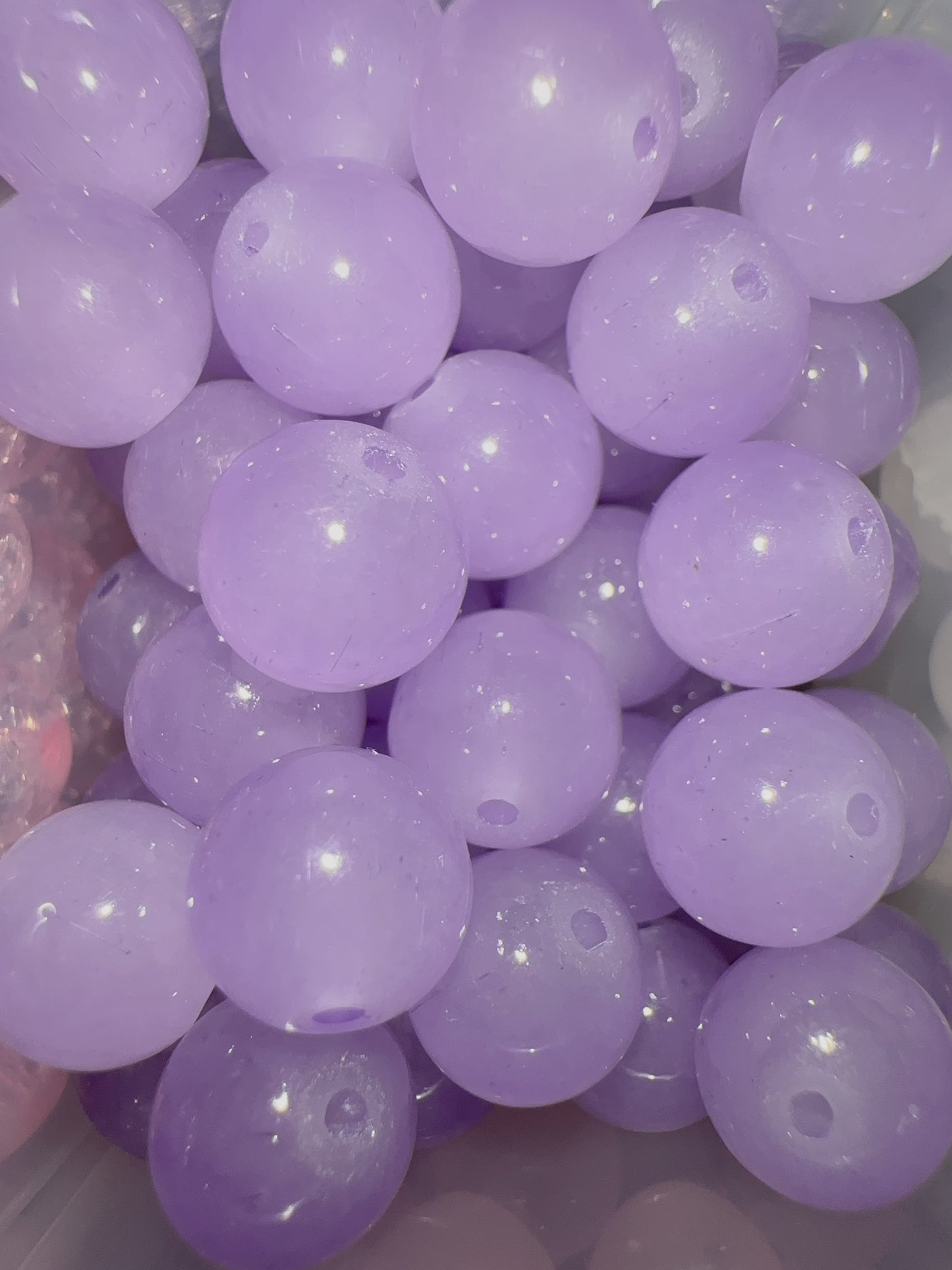 Glass Beads - Purple