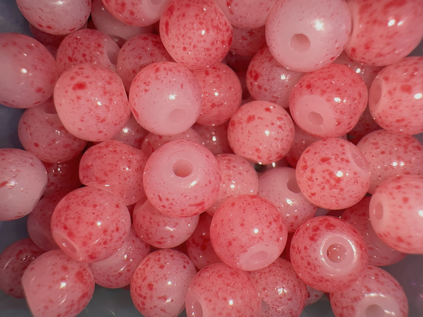 Glass Beads - Pink