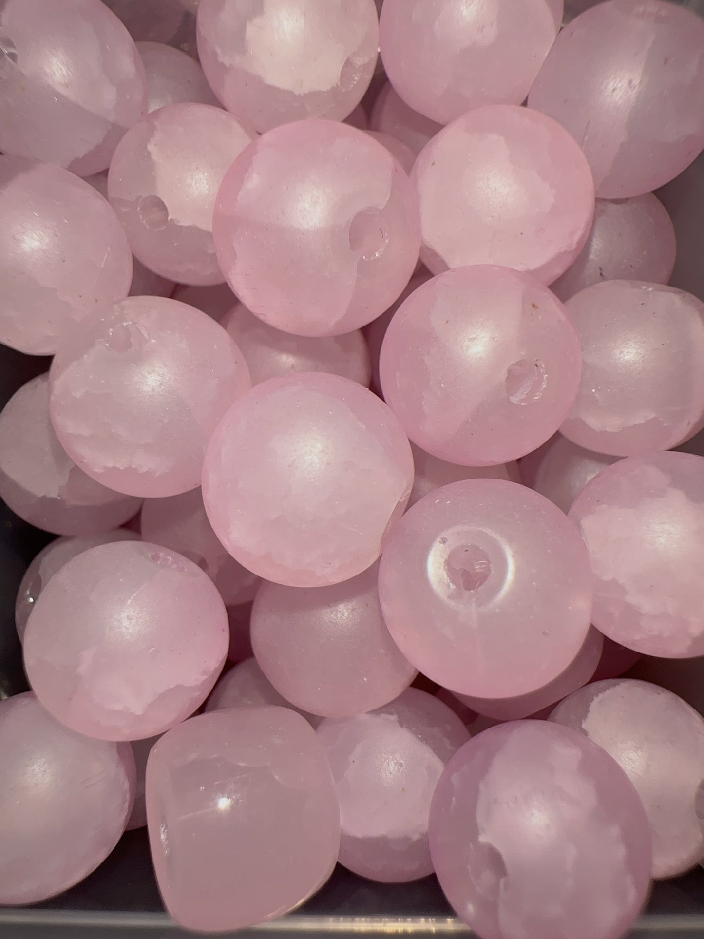 Glass Beads - Pink