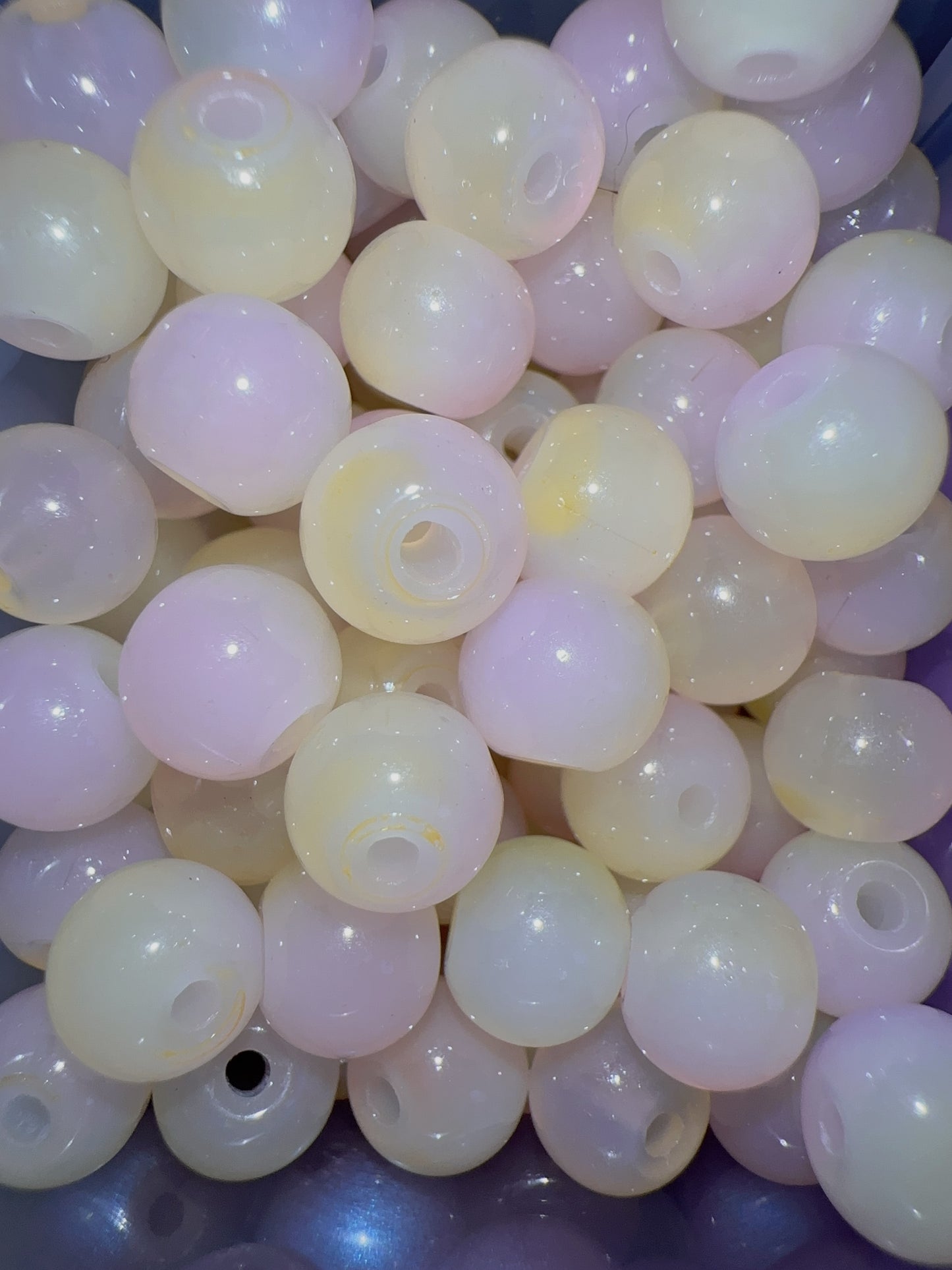 Glass Beads - Yellow