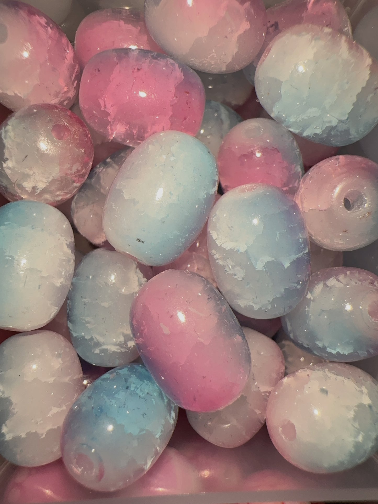 Glass Beads - Pink