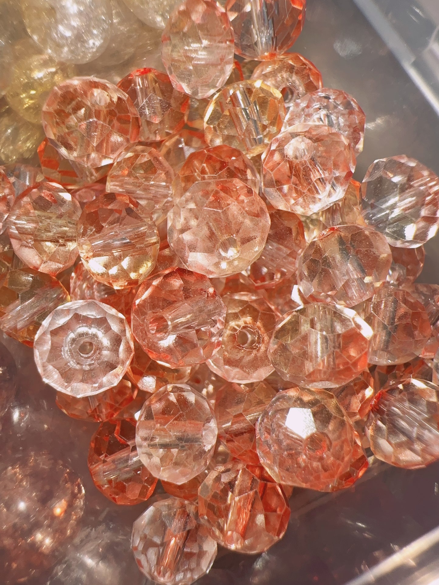 Glass Beads - Orange