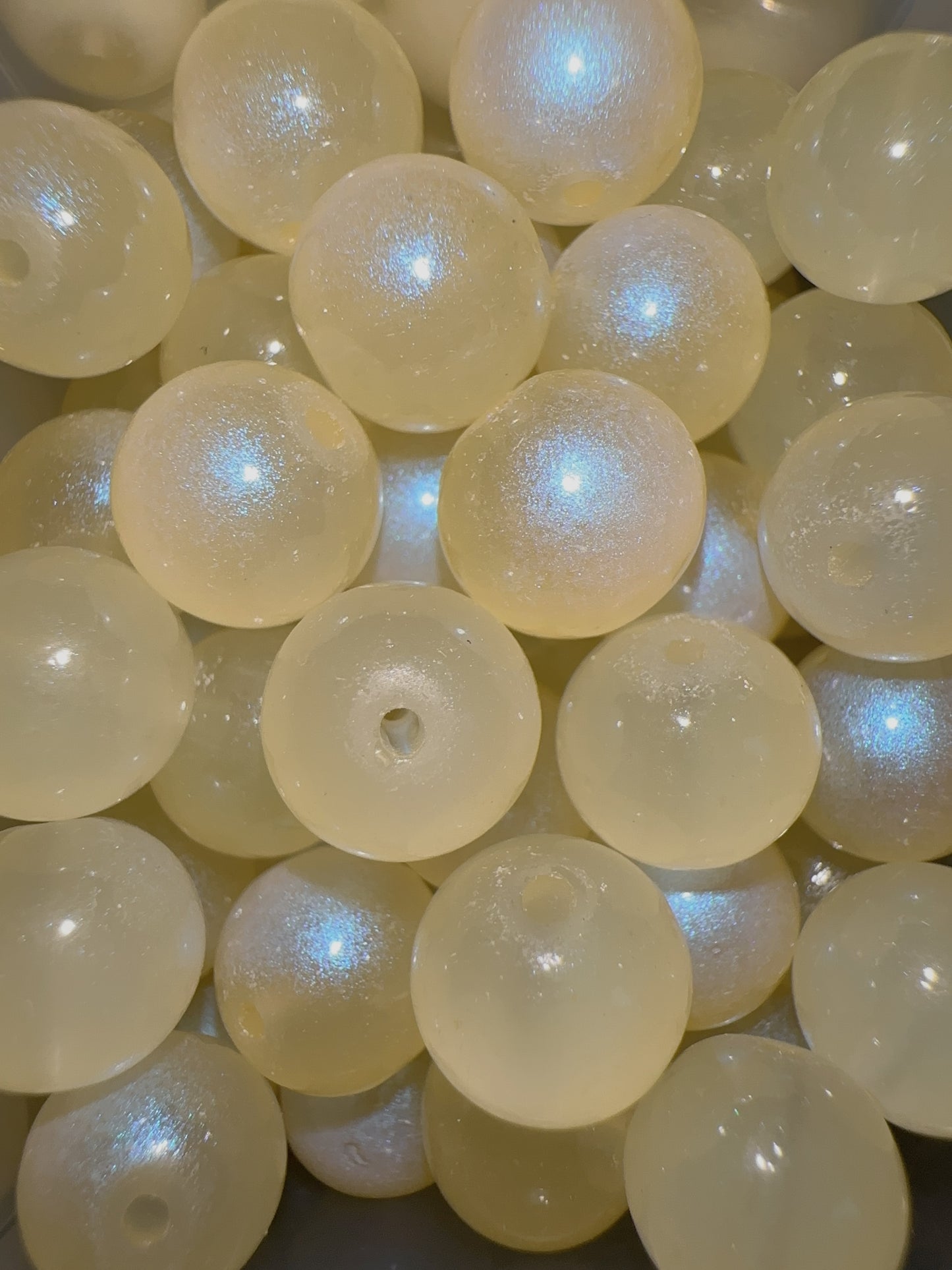 Glass Beads - Yellow