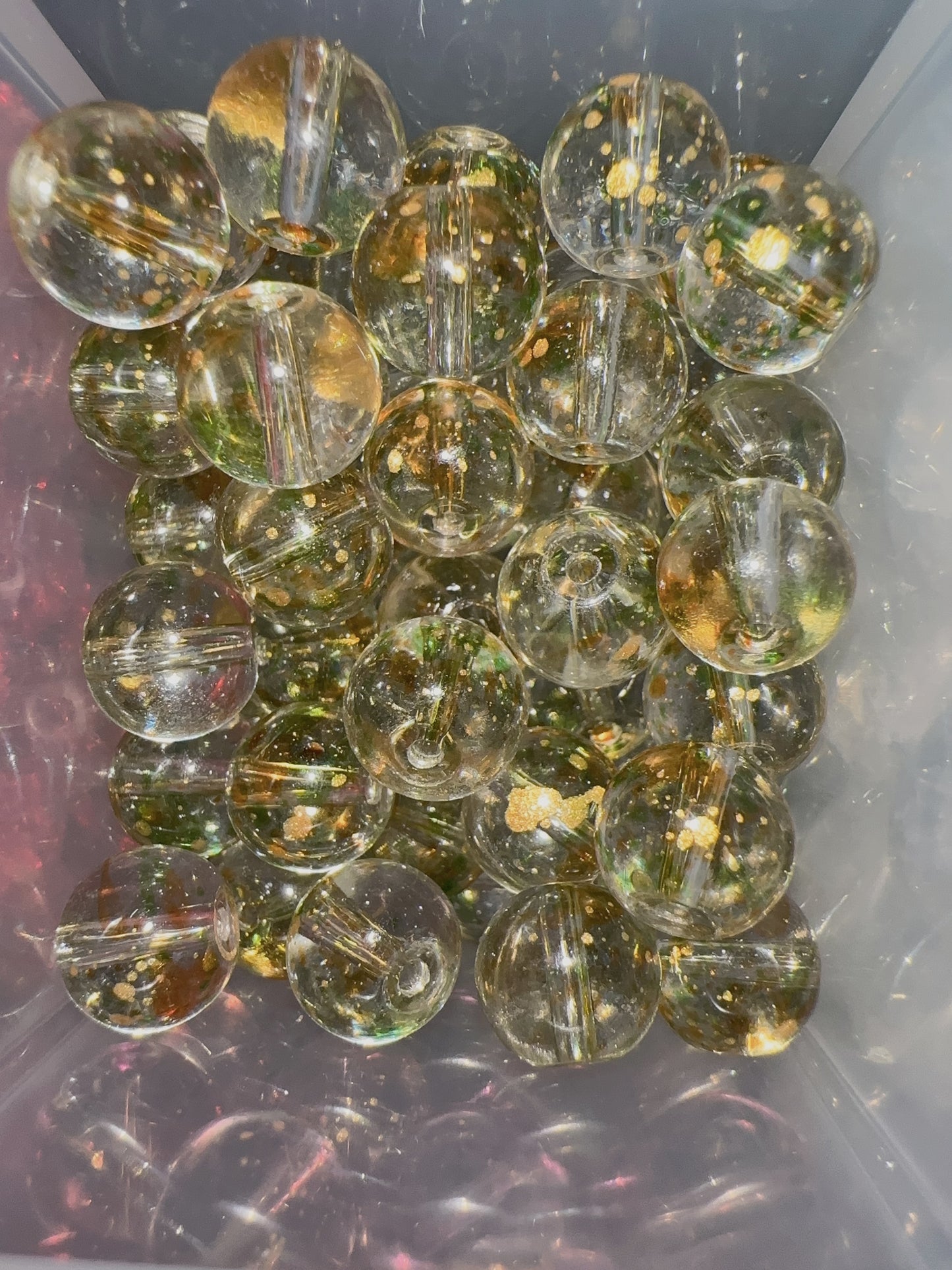 Glass Beads - Green