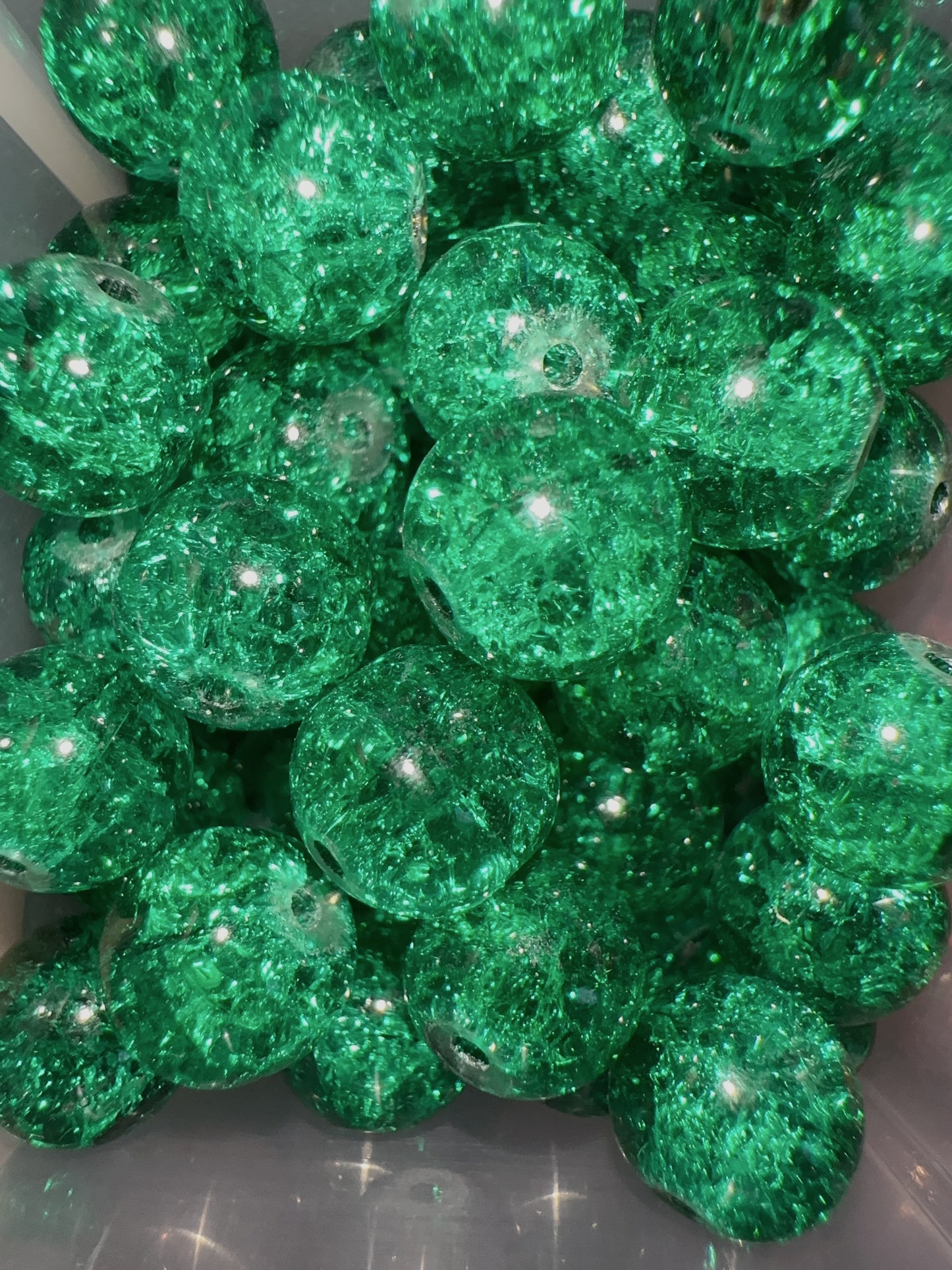 Glass Beads - Green