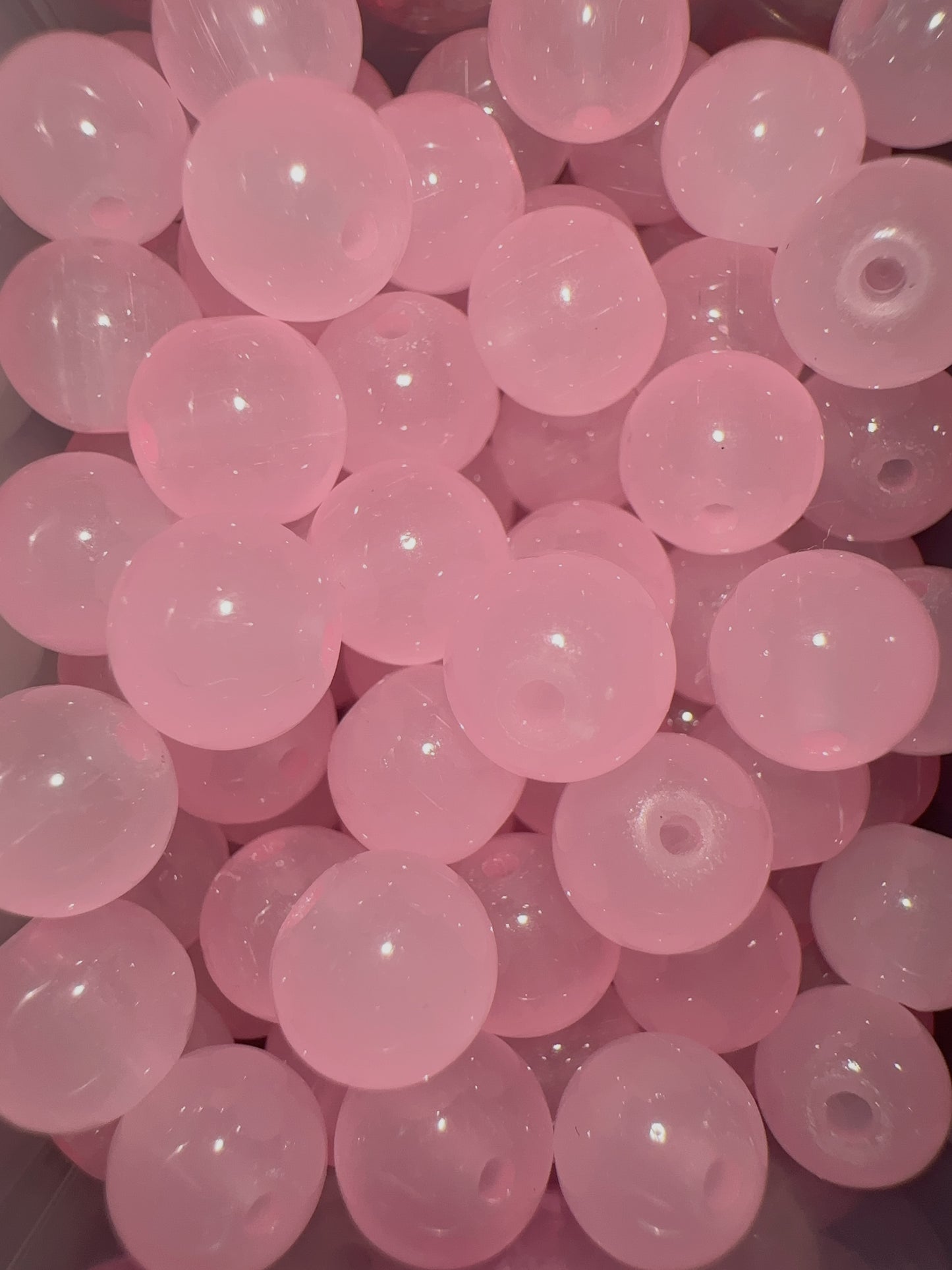 Glass Beads - Pink