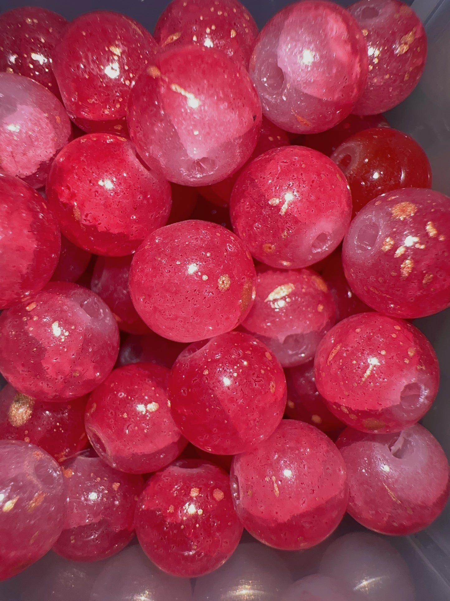 Glass Beads - Pink