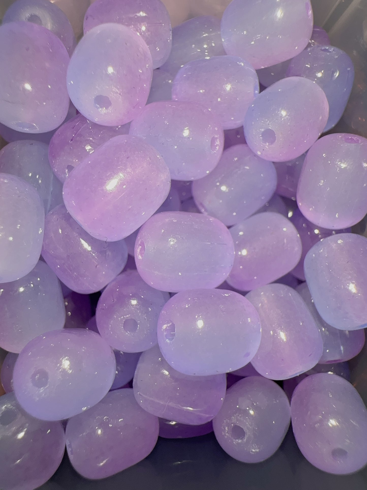 Glass Beads - Purple