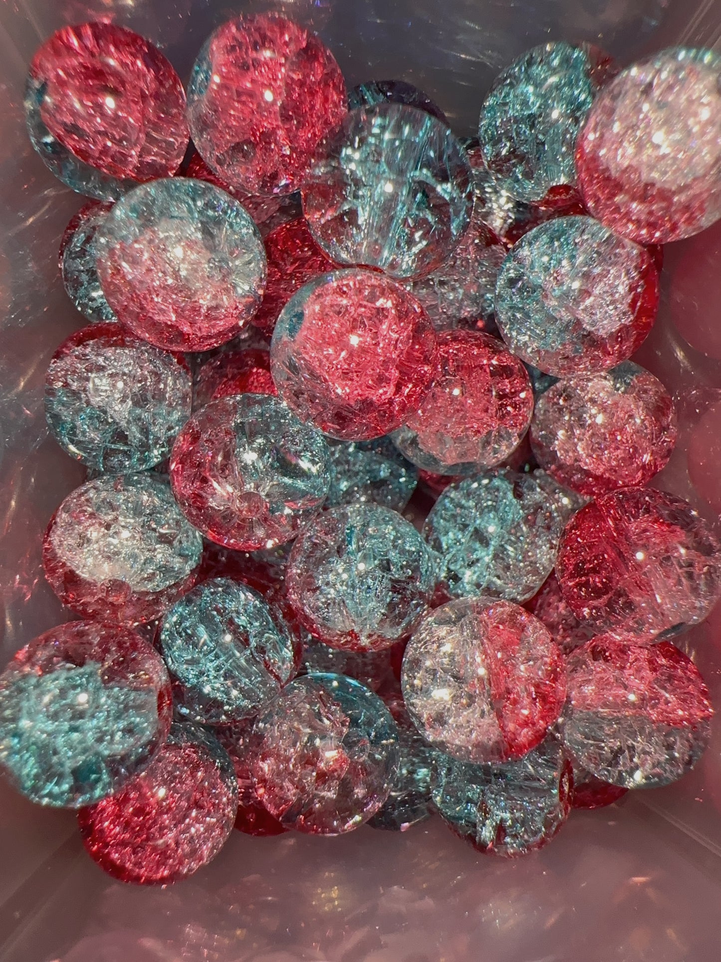 Glass Beads - Pink