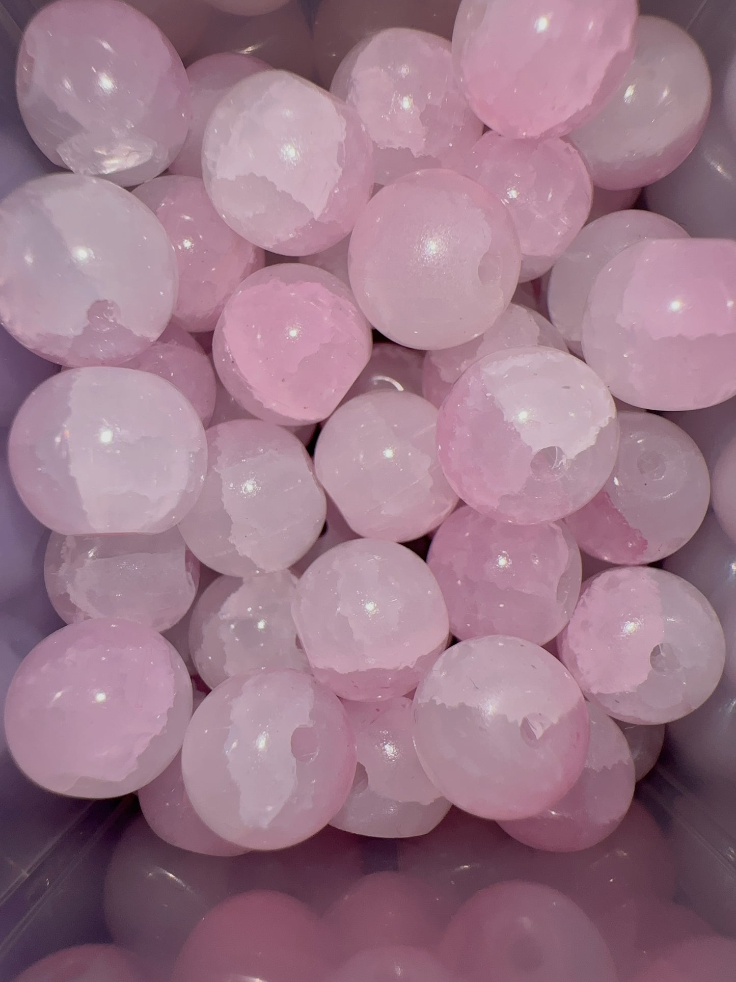 Glass Beads - Pink