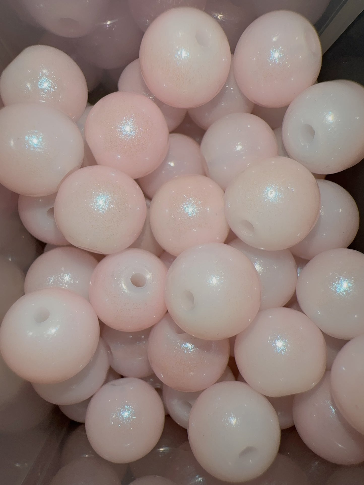 Glass Beads - Pink