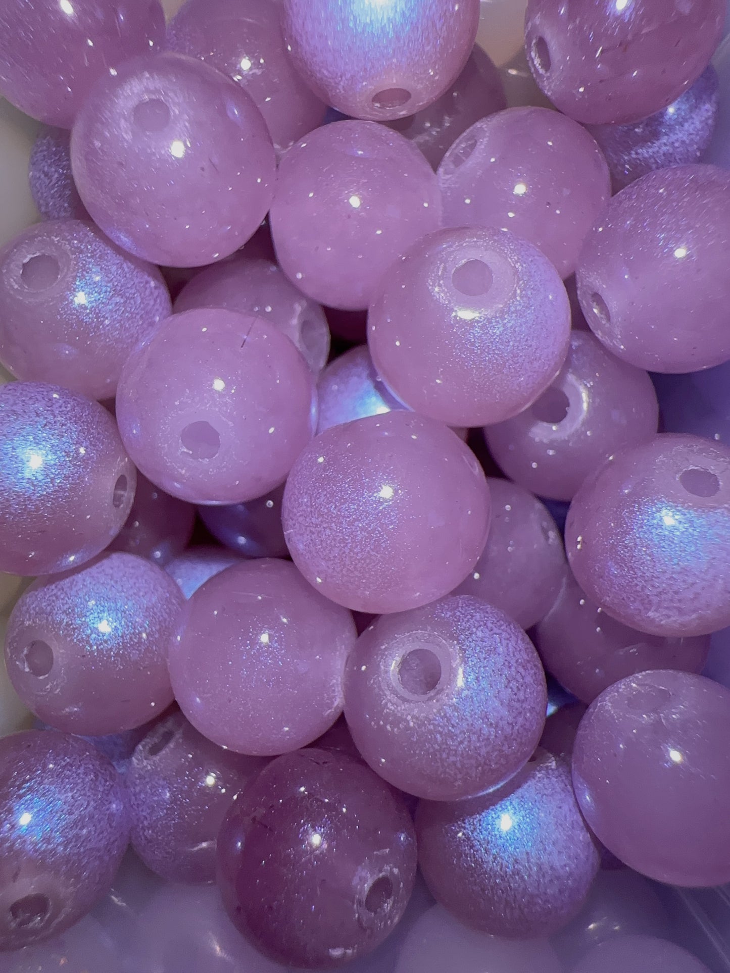 Glass Beads - Purple