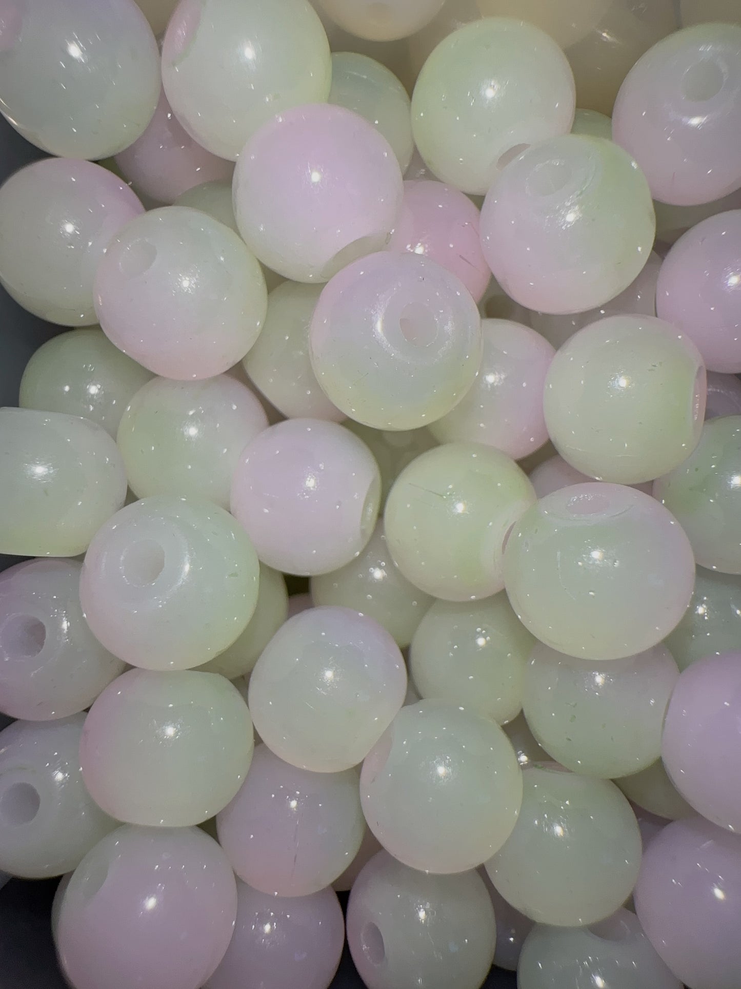 Glass Beads - Green