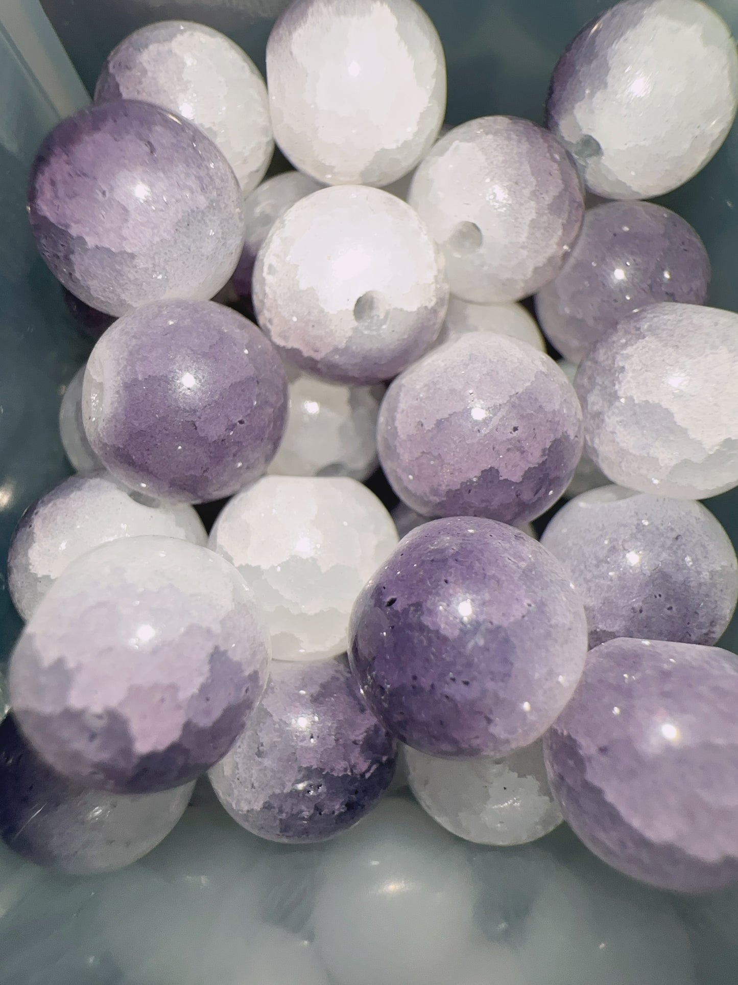 Glass Beads - Purple