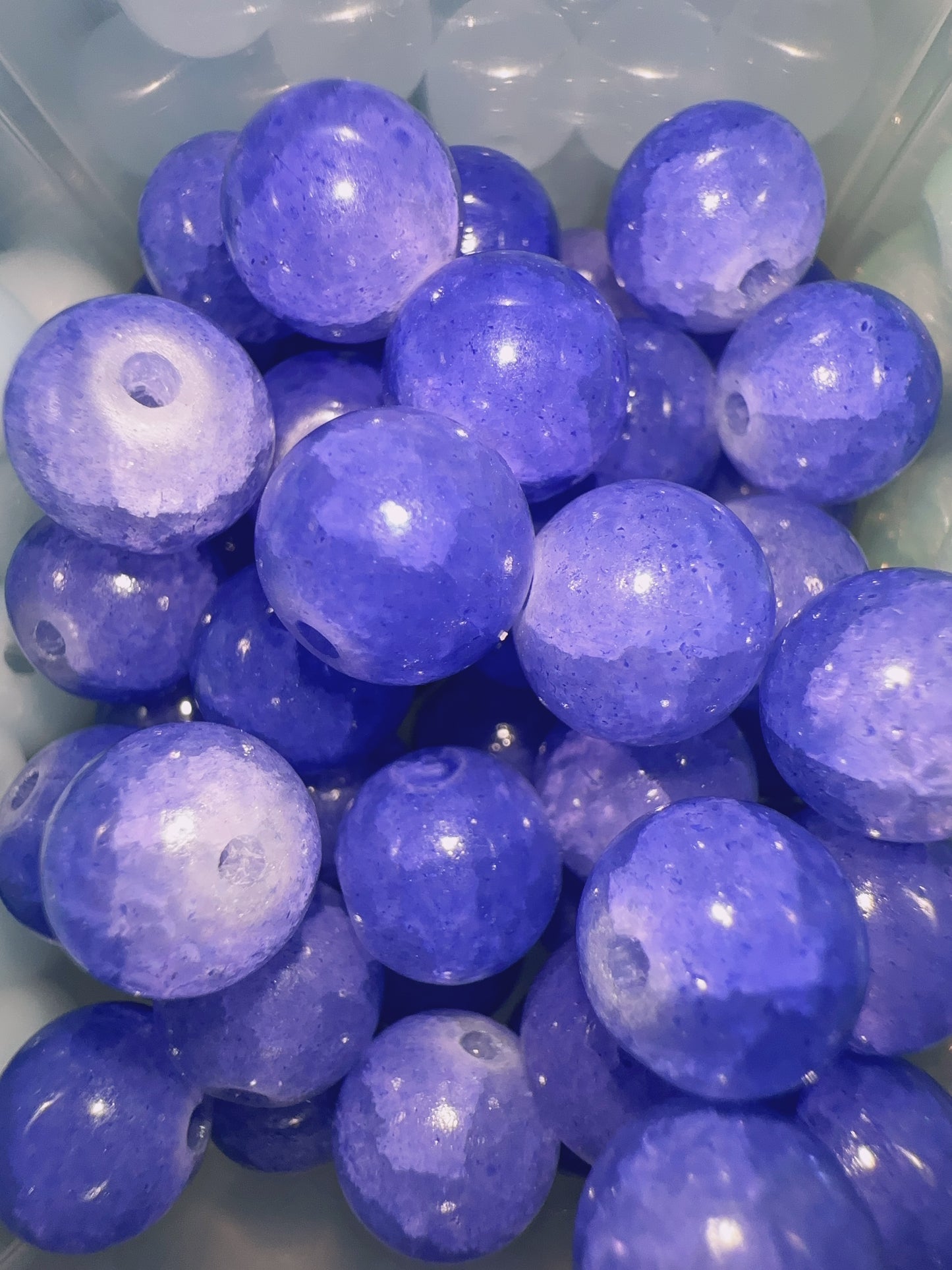 Glass Beads - Purple