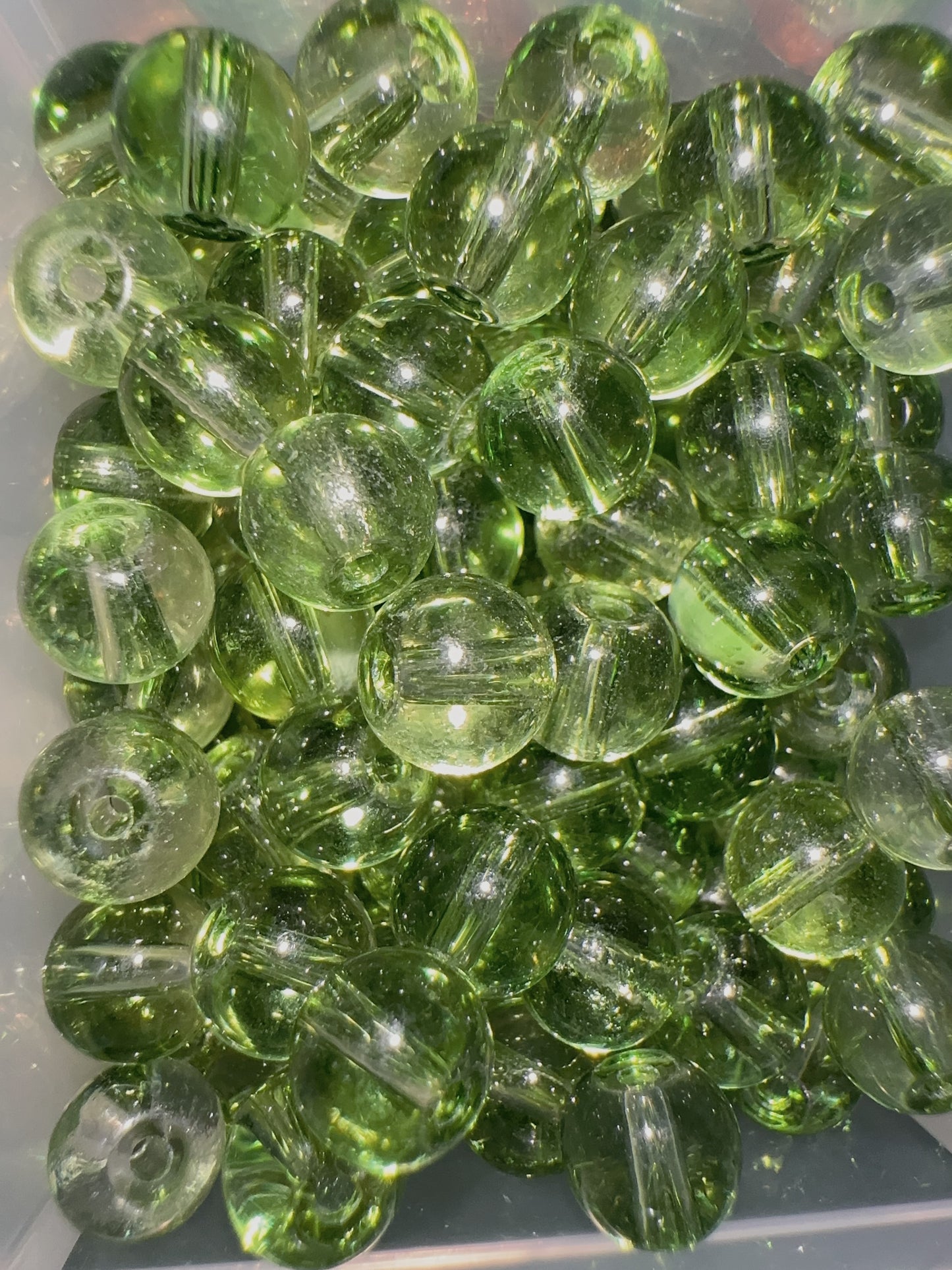 Glass Beads - Green