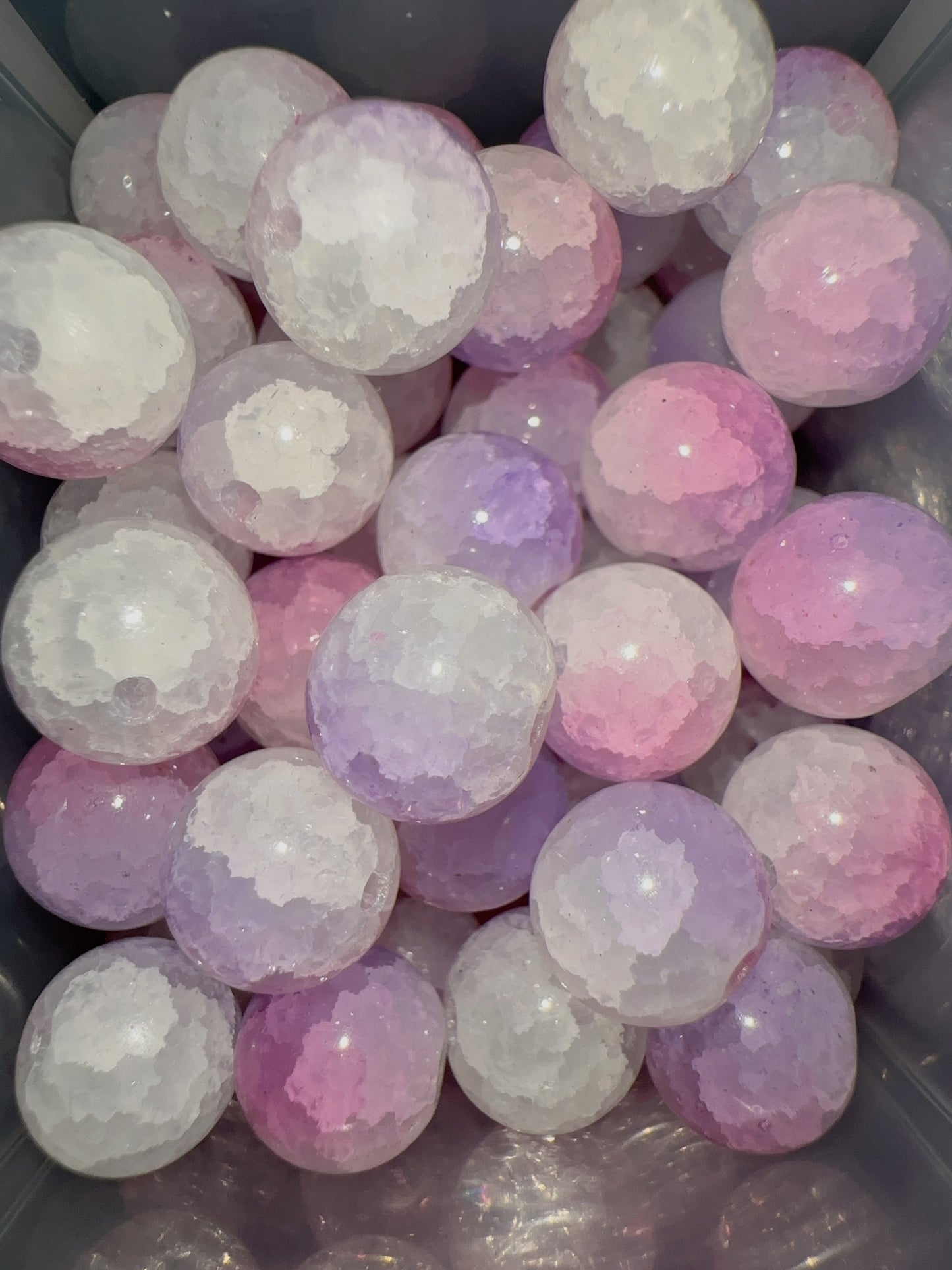 Glass Beads - Pink