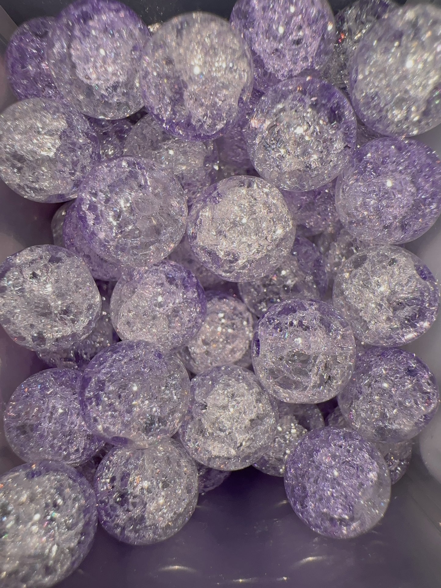 Glass Beads - Purple