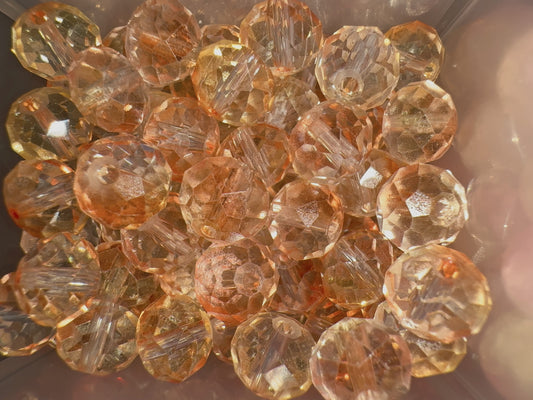 Glass Beads - Orange