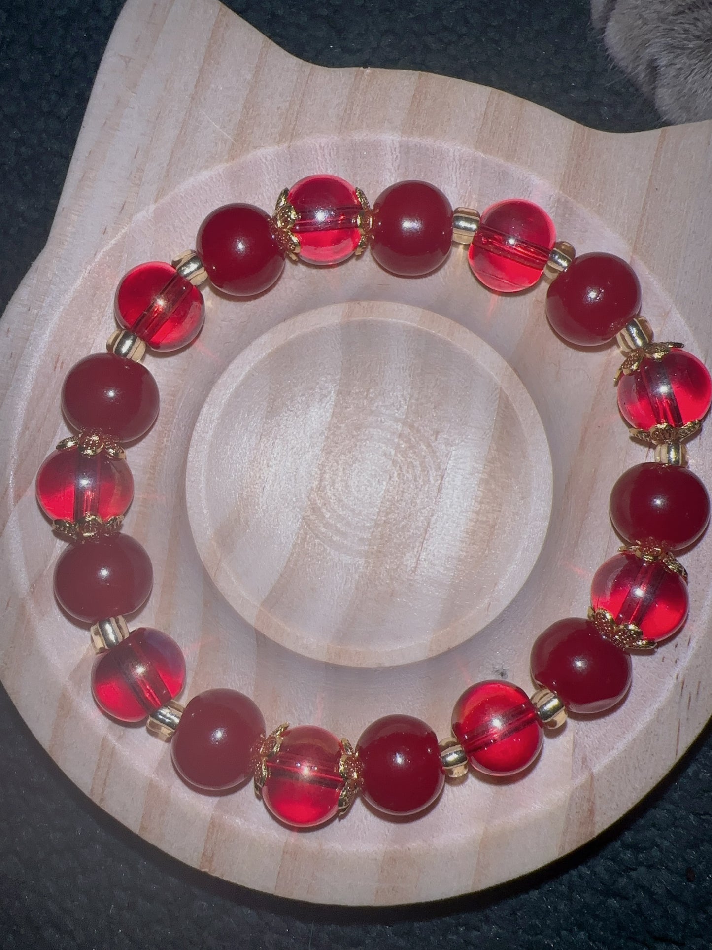 Glass Beads - Red