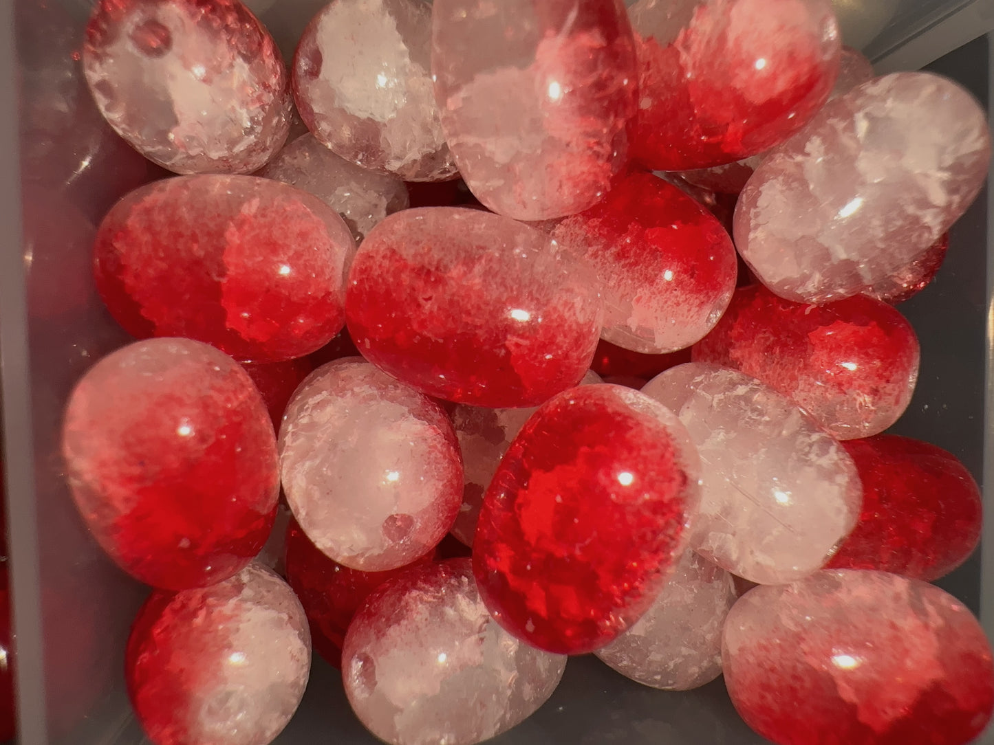 Glass Beads - Red