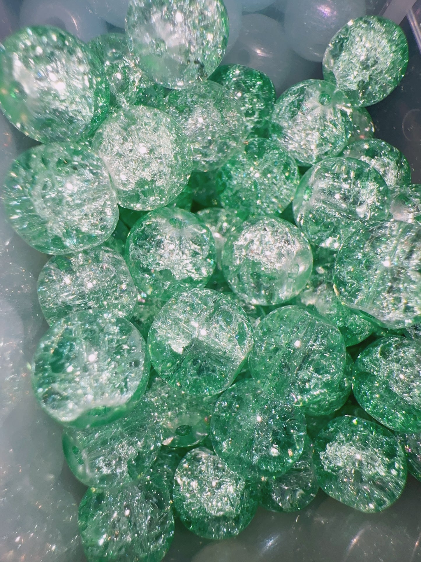 Glass Beads - Green