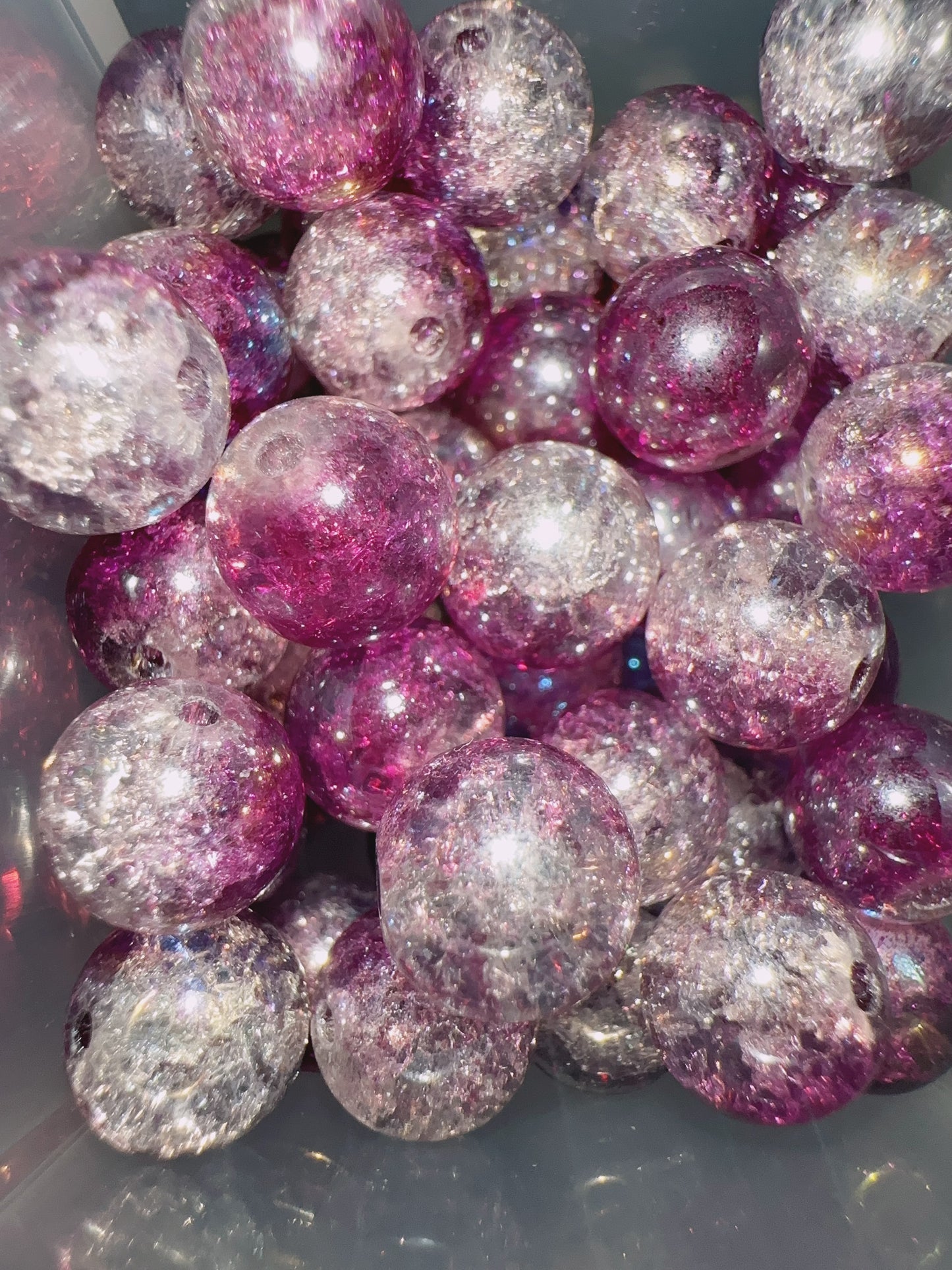 Glass Beads - Purple