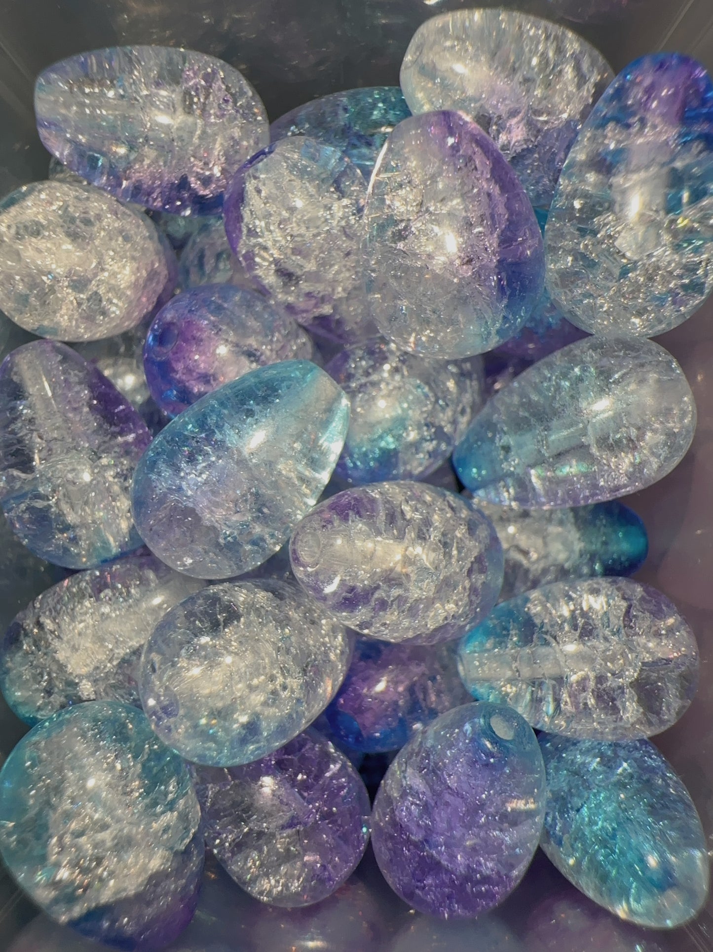 Glass Beads - Purple