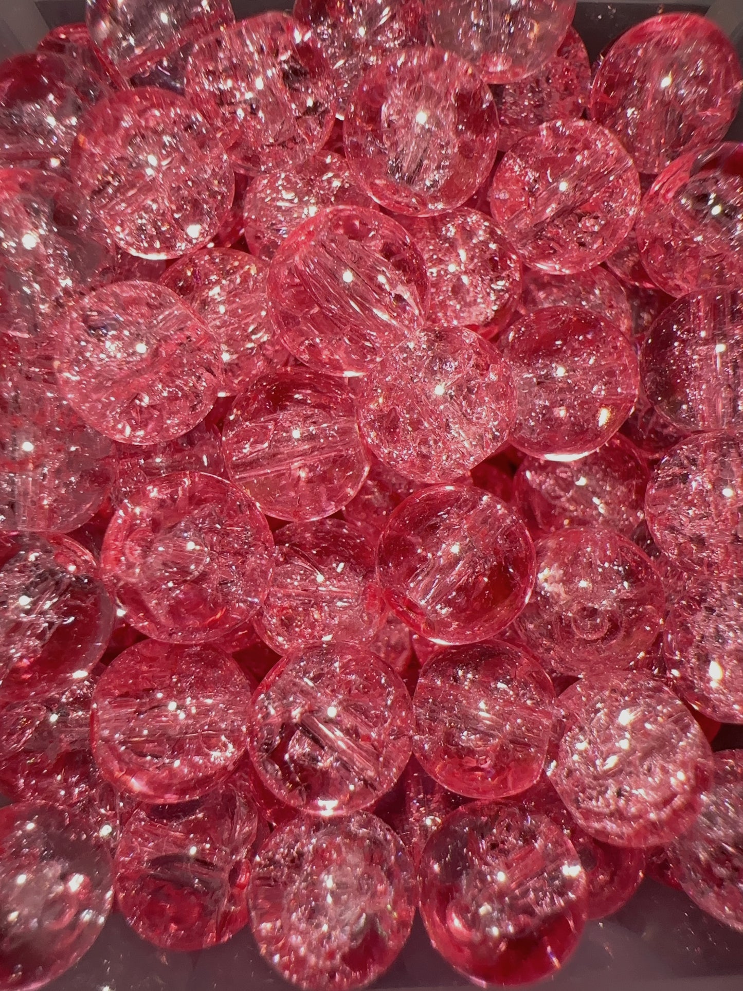 Glass Beads - Pink