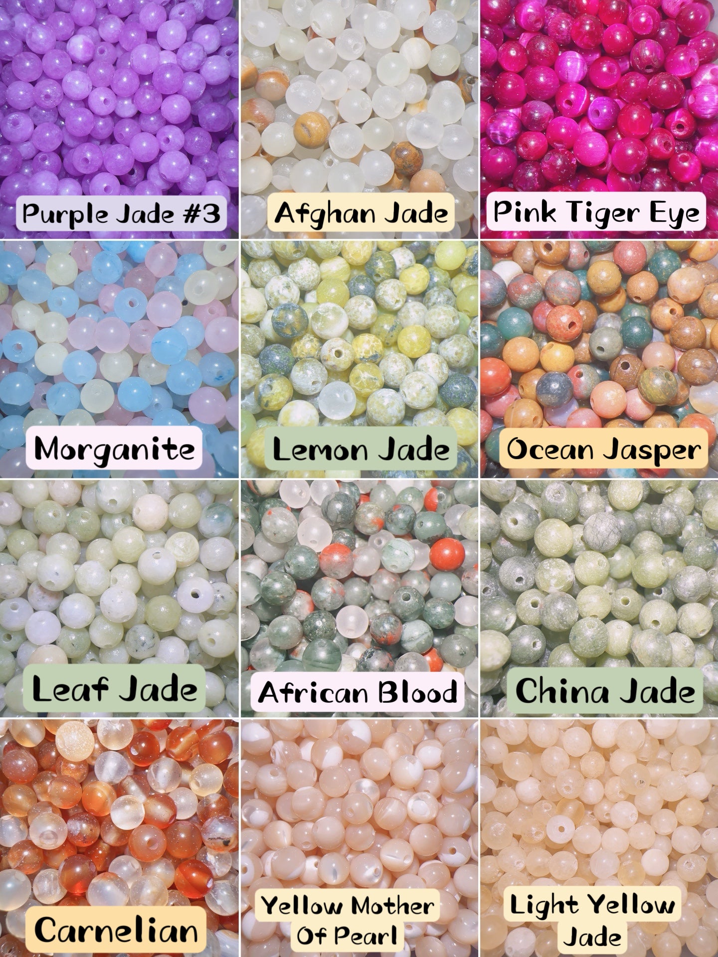 4/6mm DIY Beads/Freeforms