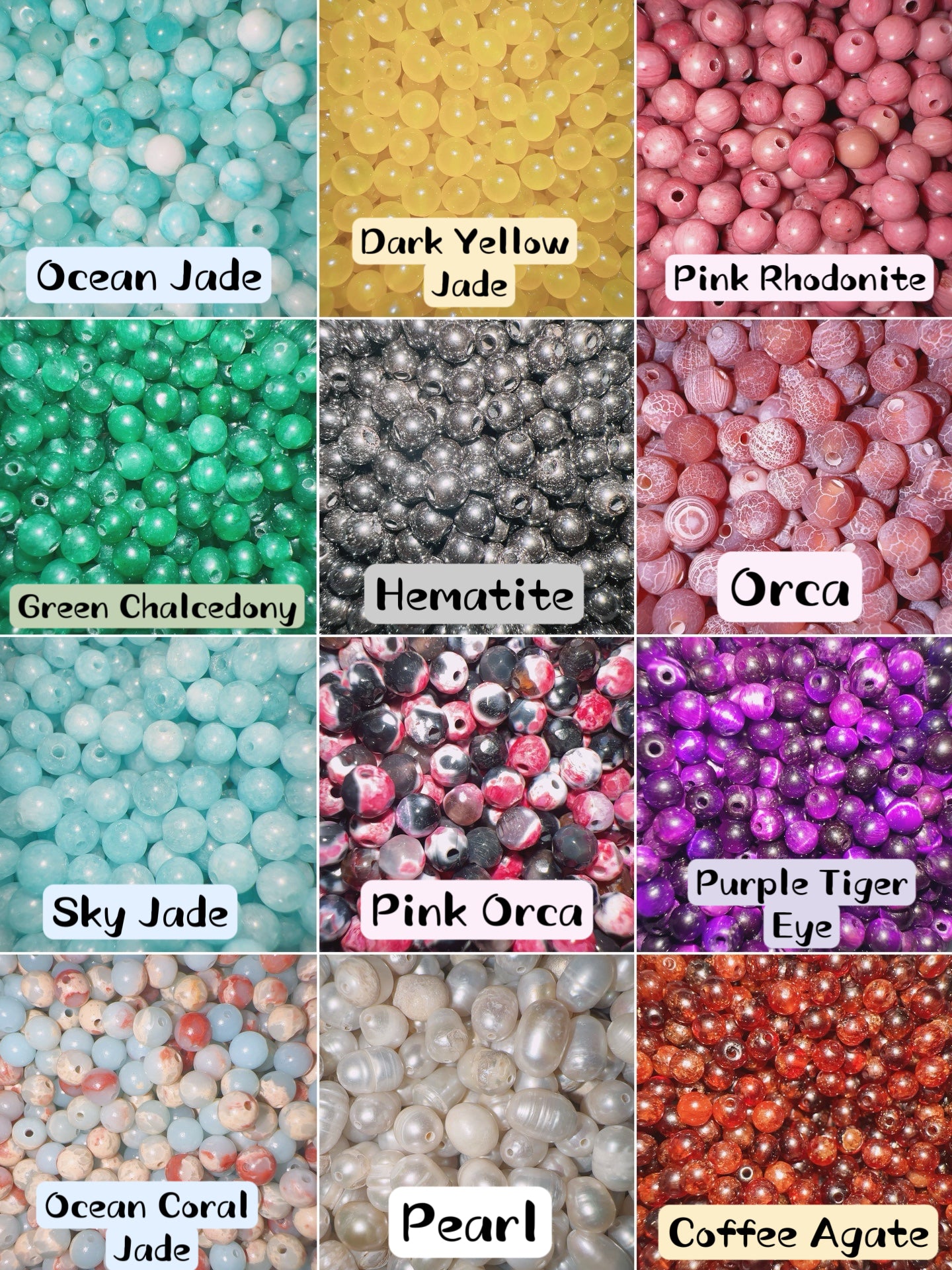 4/6mm DIY Beads/Freeforms